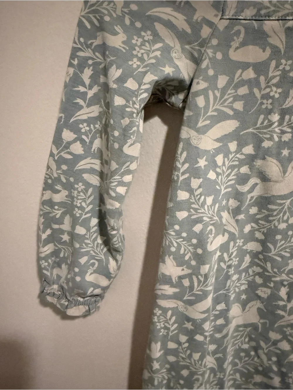 Mini Boden Girls Woodland Pegasus Print Nightgown Sleep Dress Blue 4-5Y